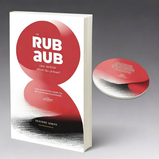 Modify the previous book cover design for 'The Rub(y)con in Your Speech: Start Speaking and Never Look Back' to include an image of a ruby