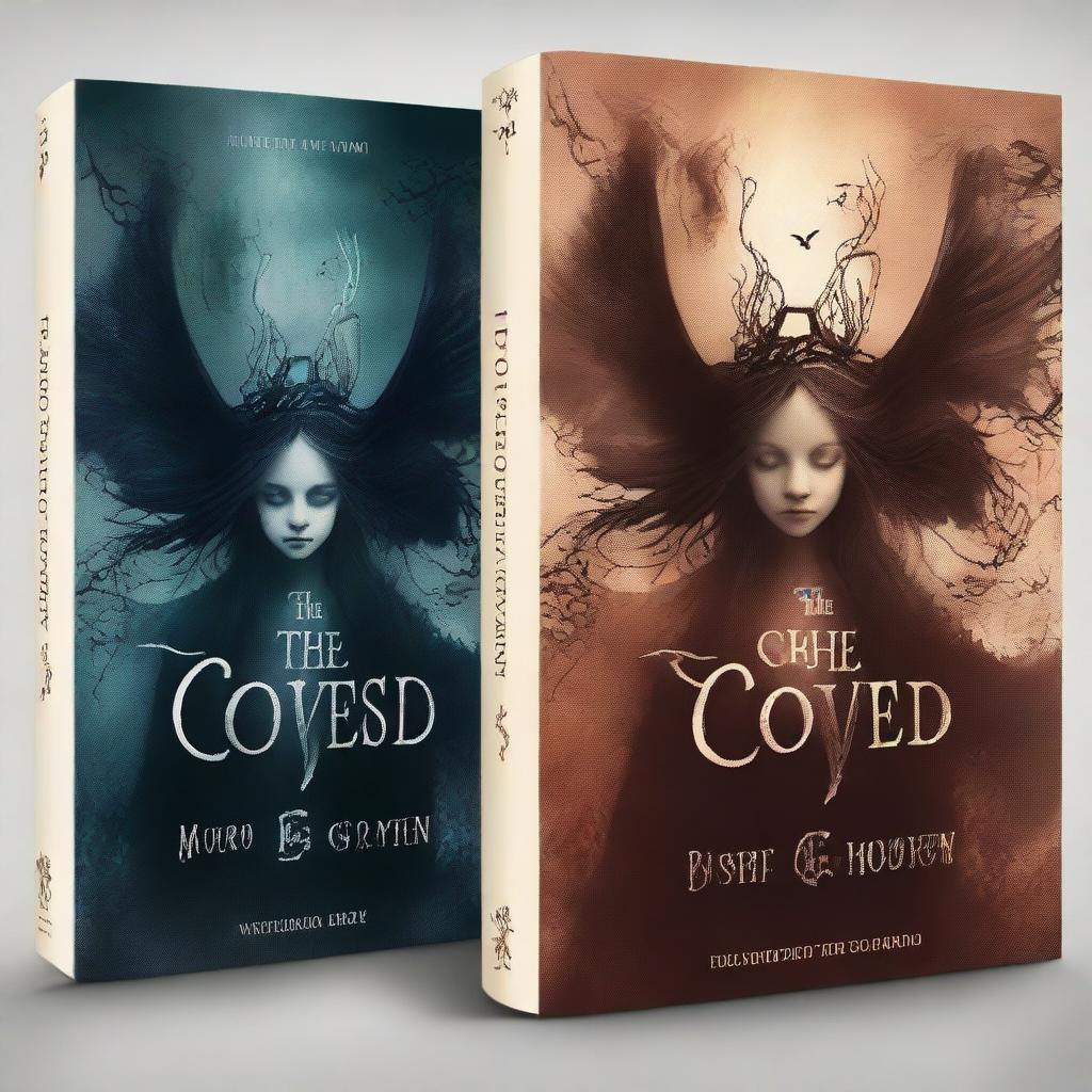 Design a book cover for 'The Cursed Coven'