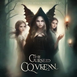 Design a book cover for 'The Cursed Coven'