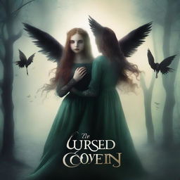 Design a book cover for 'The Cursed Coven'