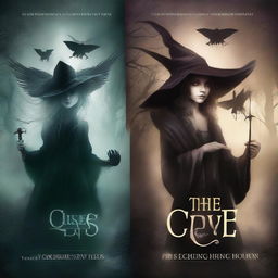 Design a book cover for 'The Cursed Coven'