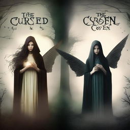 Design a book cover for 'The Cursed Coven'