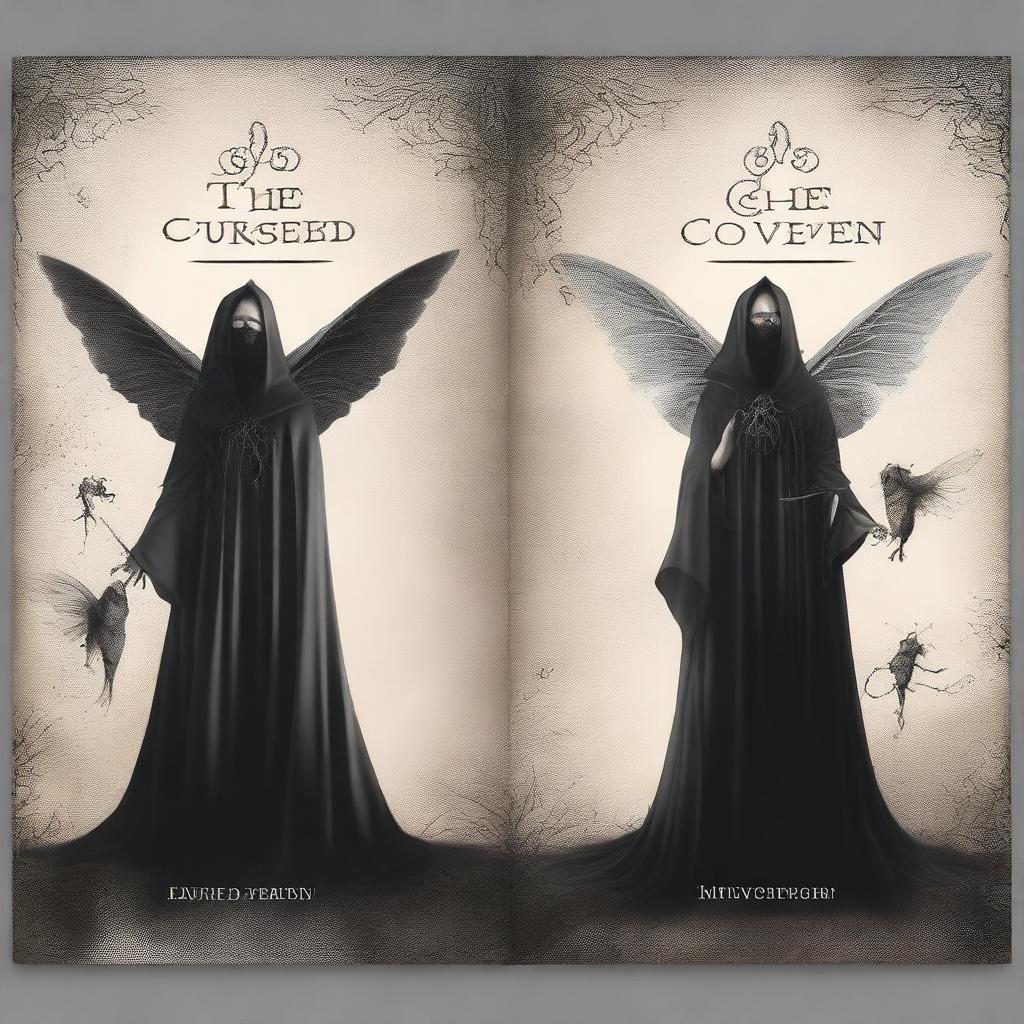 Design a book cover for 'The Cursed Coven'