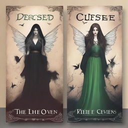 Design a book cover for 'The Cursed Coven'