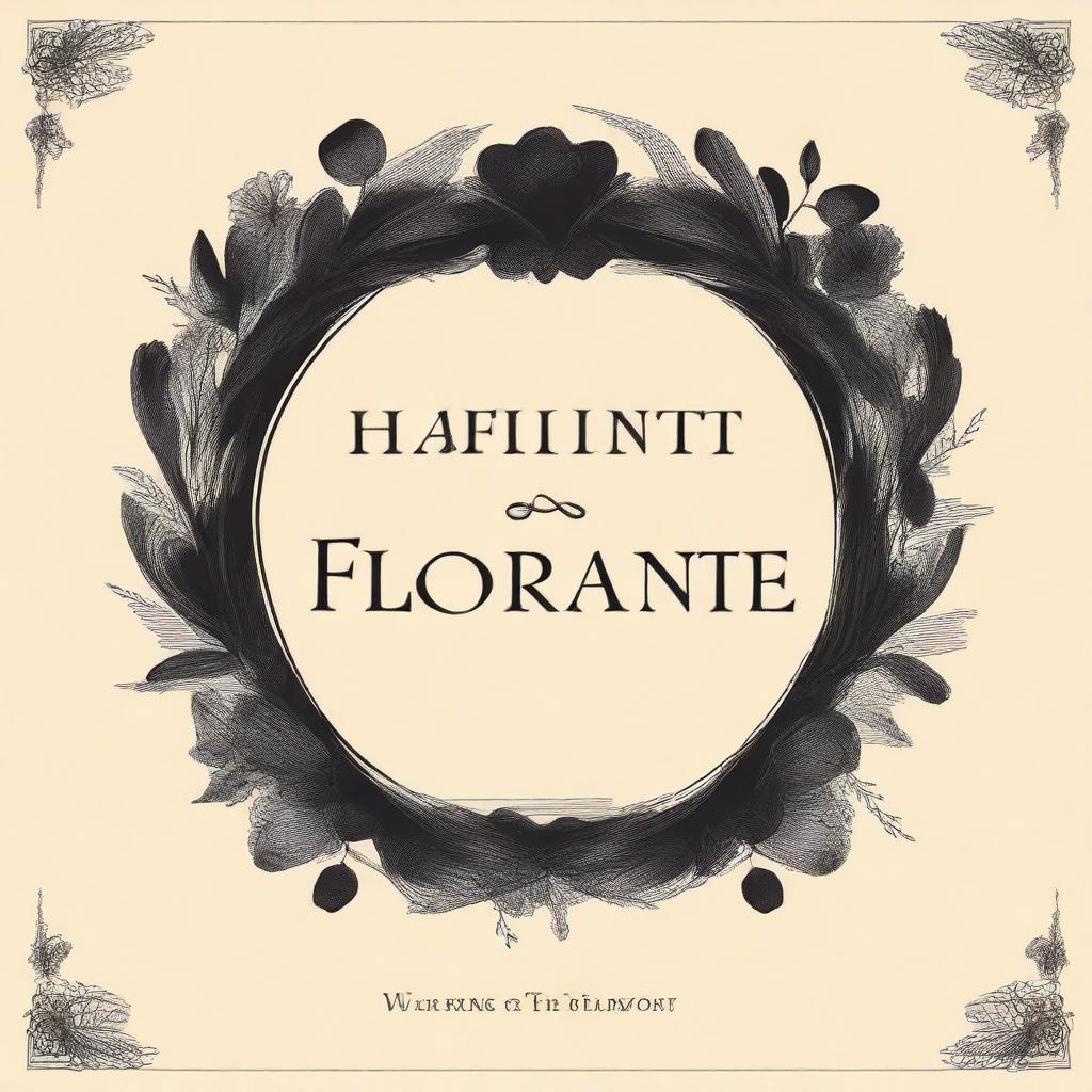 Create a pitch black image with the title 'FLORANTE AT LAURA' prominently displayed in a bold and dramatic font.