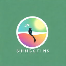 Generate a high-definition logo for a brand named 'Shining Stories'