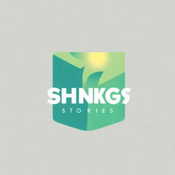 Generate a high-definition logo for a brand named 'Shining Stories'