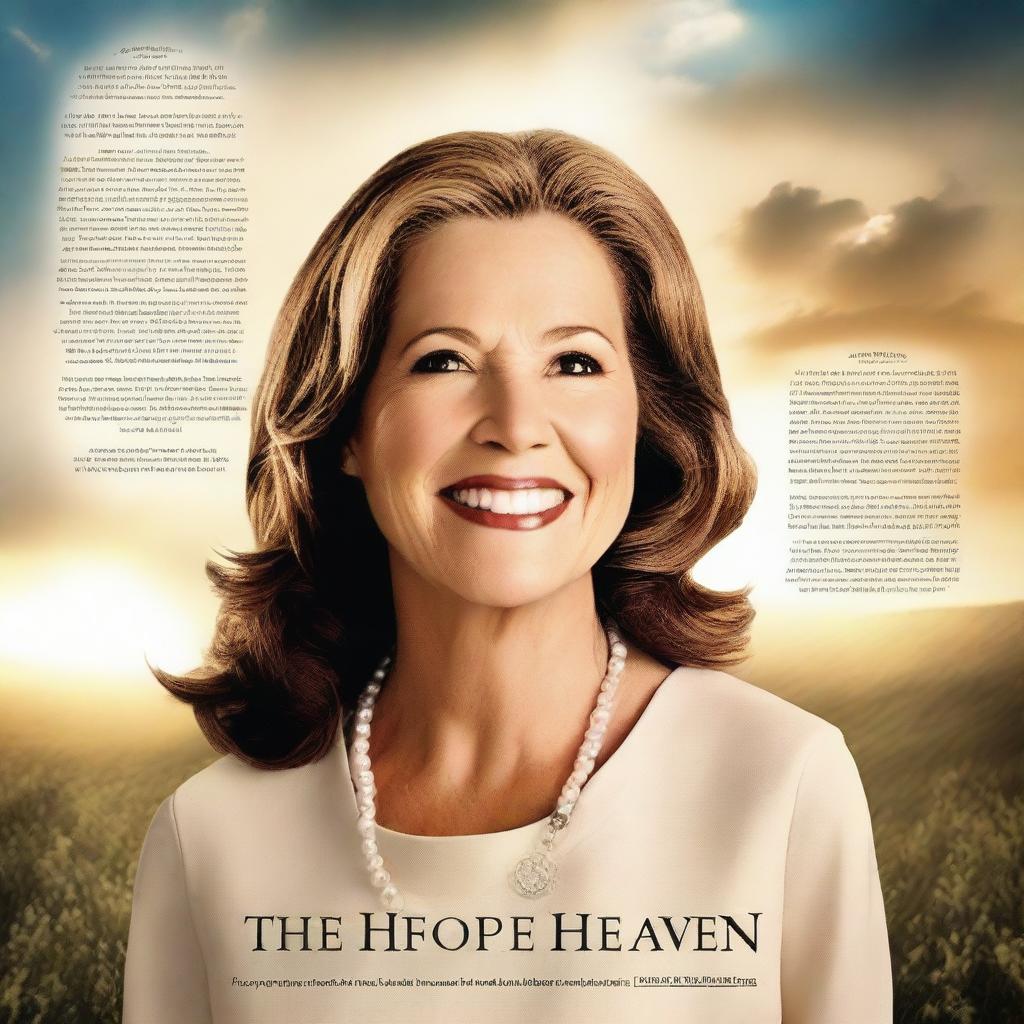 Generate a movie poster for a documentary film titled "THE HOPE OF HEAVEN"