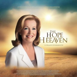Generate a movie poster for a documentary film titled "THE HOPE OF HEAVEN"