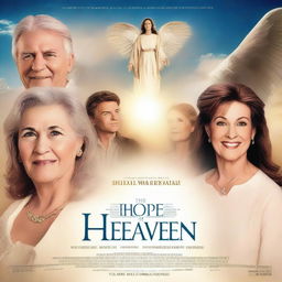 Generate a movie poster for a documentary film titled "THE HOPE OF HEAVEN"