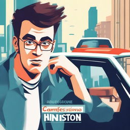 Create an image of a book cover for a novel titled 'Confessions of a Driving Instructor'