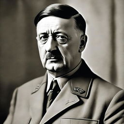 Generate an image of Adolf Hitler, the historical figure, in a neutral setting