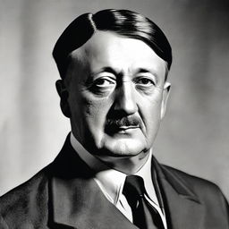 Generate an image of Adolf Hitler, the historical figure, in a neutral setting