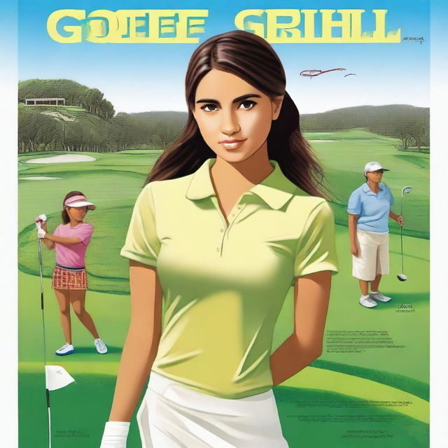 Create a movie poster for 'Golf Girl'