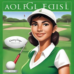 Create a movie poster for 'Golf Girl'