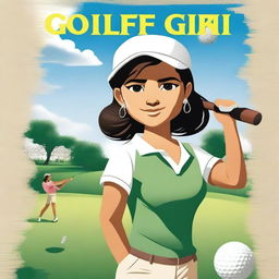 Create a movie poster for 'Golf Girl'