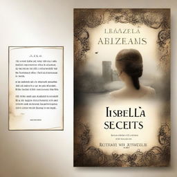 Design a novel cover for 'Isabella's Secrets' by Rich Vozi