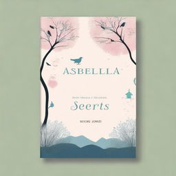 Design a minimalistic English language novel cover for 'Isabella's Secrets' by Rich Vozi