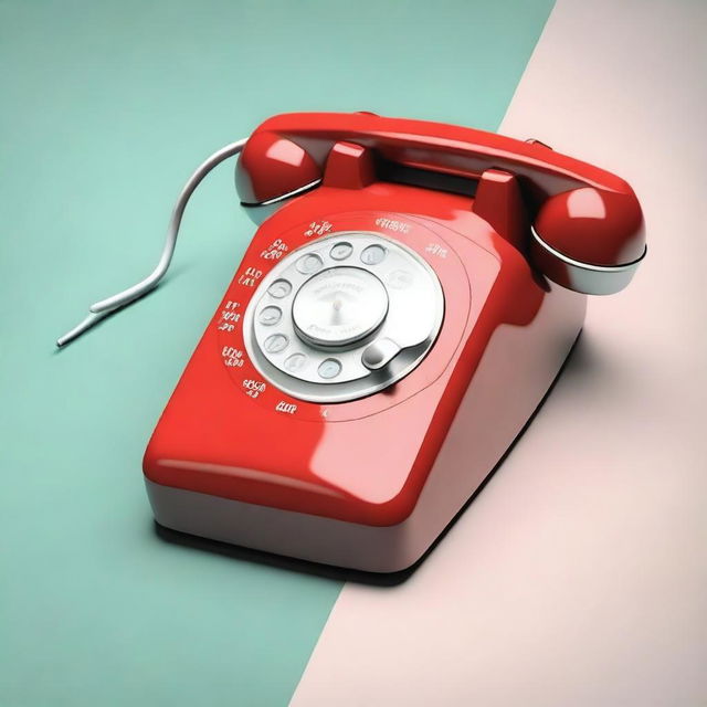 Generate an image of an iPhone designed in the 1950s style