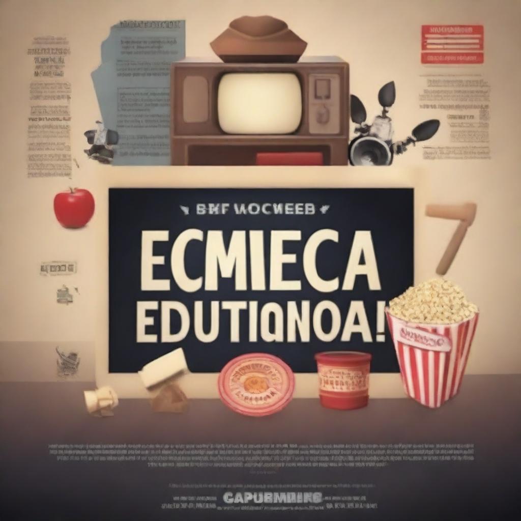 Create a cinema poster with an educational theme