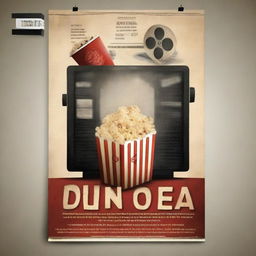 Create a cinema poster with an educational theme