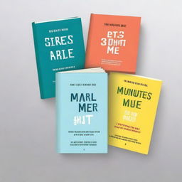 Design a book cover for a series of books called '5 Minutes for Me'