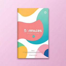 Design a book cover for a series of well-being related books titled '5 Minutes for Me'