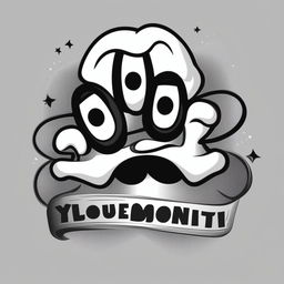 Create a fun, cartoonish image of a goofy character, with the phrase 'Youse loonit' written in a playful font at the bottom