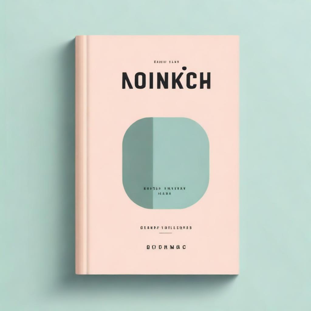 Generate a creative and unique book cover with a minimalist design