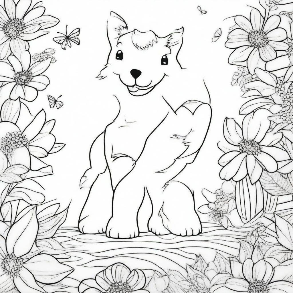 Create a set of fun and engaging coloring pages suitable for children