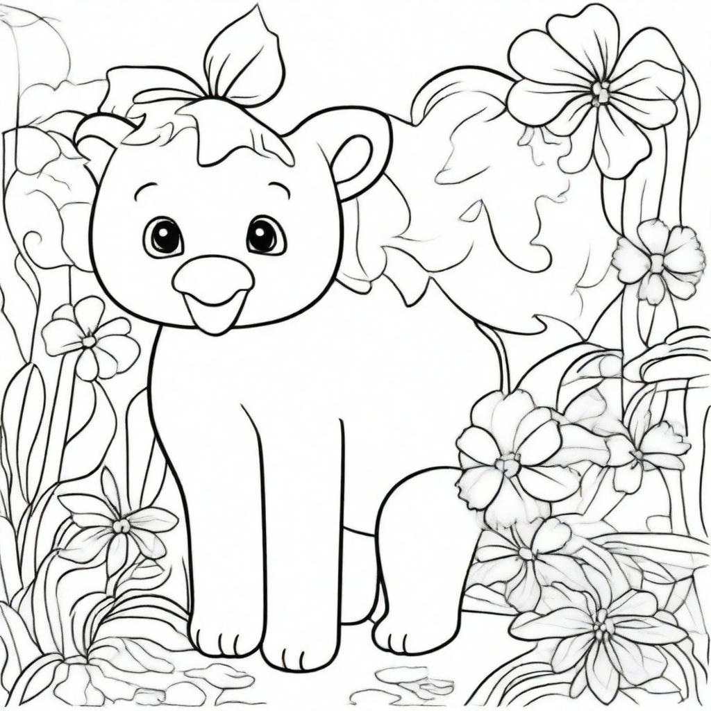 Create a set of fun and engaging coloring pages suitable for children