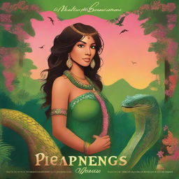Create a book cover image for 'La Princesa Serpiente' by Van Steffano Canchanya Pinedo