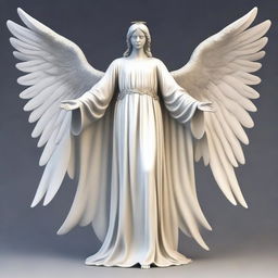 Generate an image of a biblically accurate seraphim angel