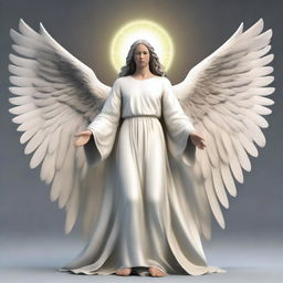 Generate an image of a biblically accurate seraphim angel