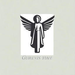 Generate a logo featuring a biblical angel