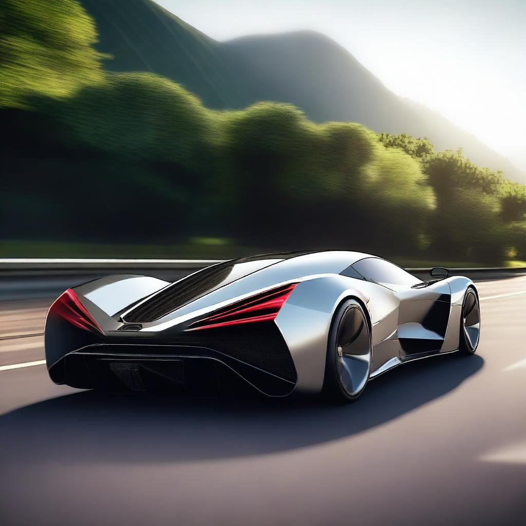 Continue the design process of the 'TRINDADE' hypercar