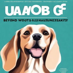 Generate a book cover for a book titled 'Beyond Woofs and Wags: A Journey Through the History, Literature, and Pop Culture of Dogs'