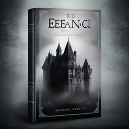 Create a book cover featuring a mysterious, dark castle where a serial killer resides