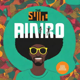 Create a book cover for a title called 'The Swift Afro Startup' with the subtitle 'Time and Money Savings Hacks for Climbing the Startup Mountain in Africa'