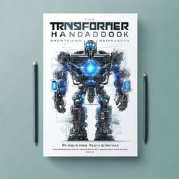 Create a book cover for a book titled 'The Transformer's Handbook'