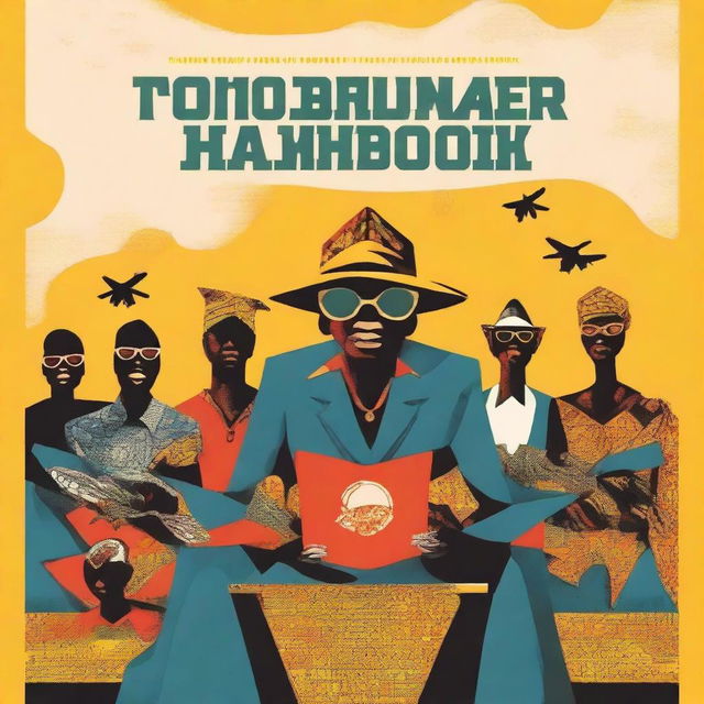 Create a book cover for a book titled 'The Transformer's Handbook'