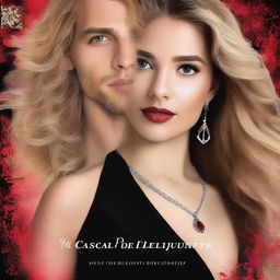 A book cover for 'Um casal de delinquentes' by Melissa Victória, available on Wattpad