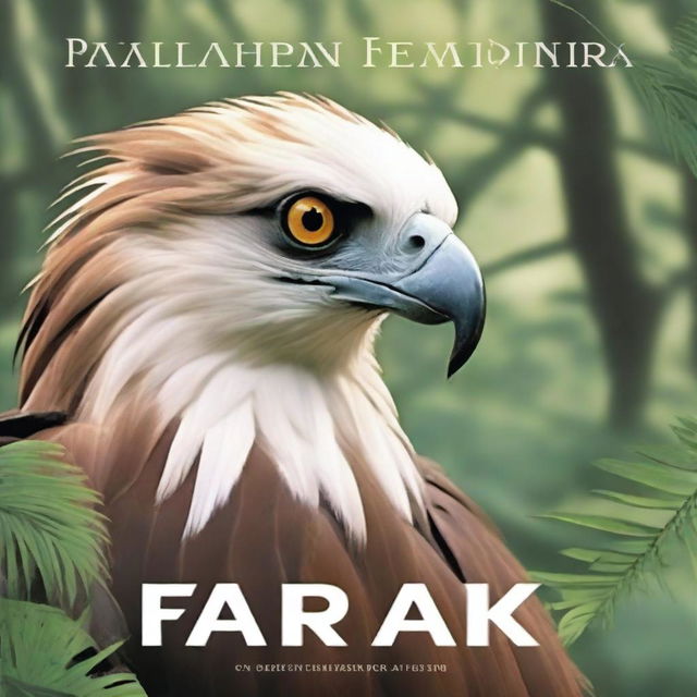 A book cover featuring a majestic Philippine eagle in its natural habitat