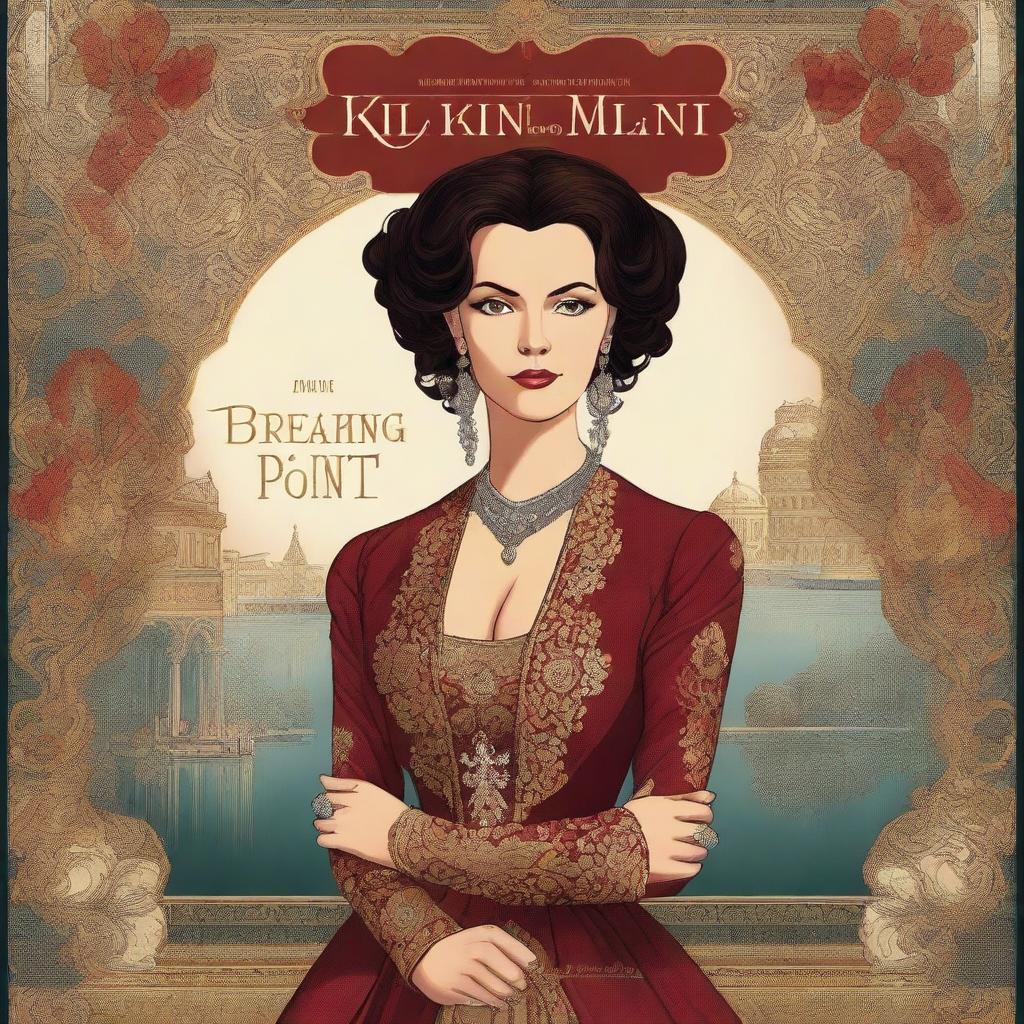 An illustrated book cover titled 'Breaking Point' featuring a luxurious woman