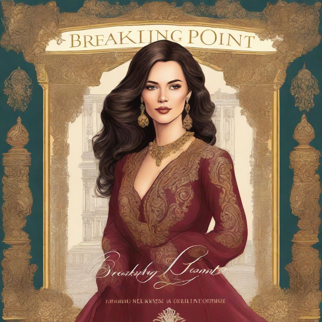 An illustrated book cover titled 'Breaking Point' featuring a luxurious woman