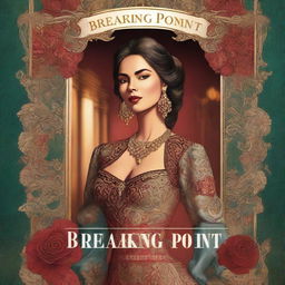 An illustrated book cover titled 'Breaking Point' featuring a luxurious woman