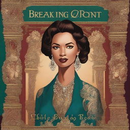 An illustrated book cover titled 'Breaking Point' featuring a luxurious woman