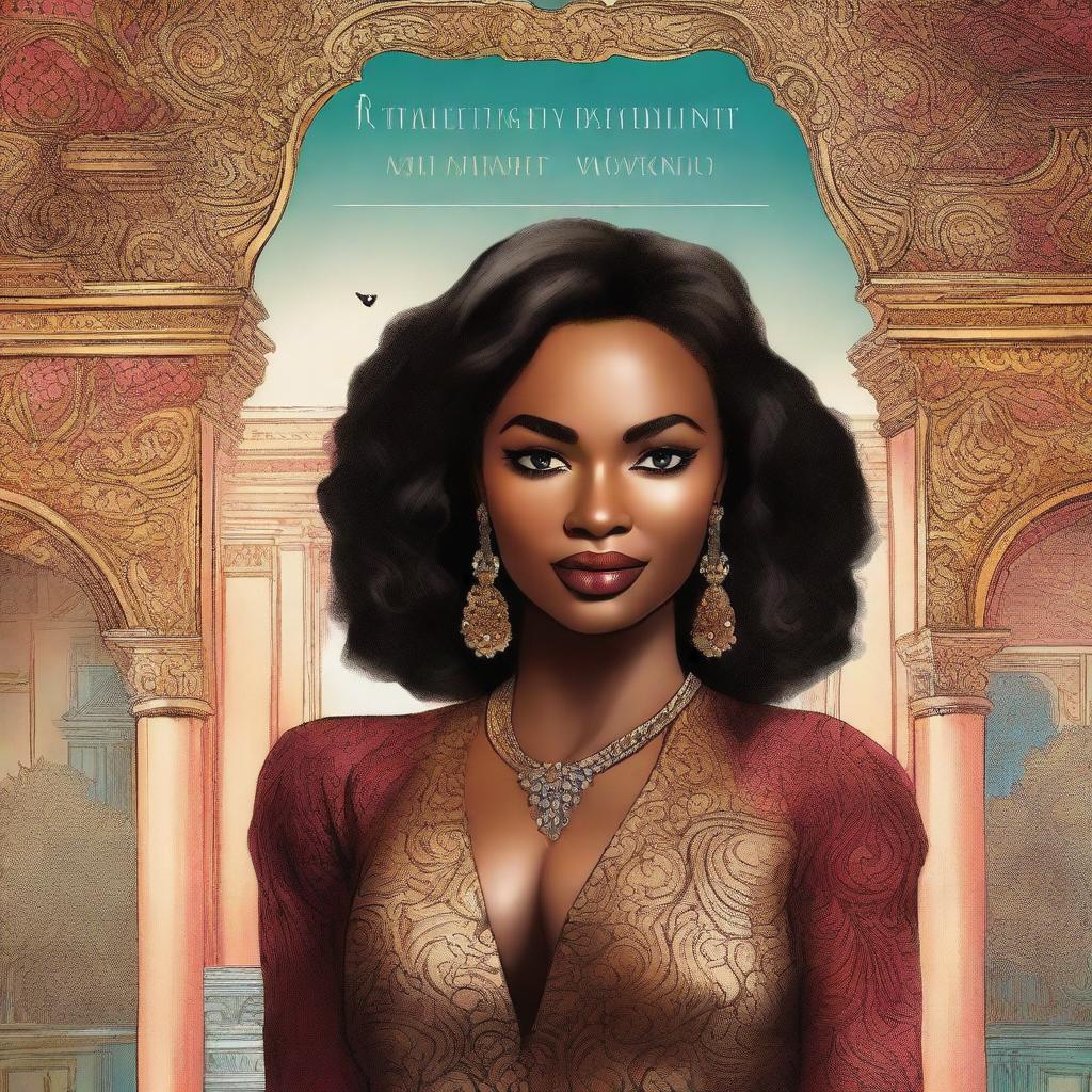 An illustrated book cover for a thriller novel titled 'Breaking Point' featuring a luxurious, smiling, beautiful Black woman