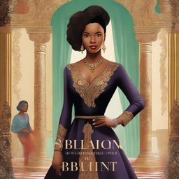 An illustrated book cover for a thriller novel titled 'Breaking Point' featuring a luxurious, smiling, beautiful Black woman