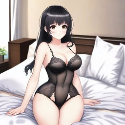 A waifu character with a 105 cm bust, 80 cm waist, and 110 cm hips